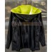 (DM521)0.4mm 100% Natural Latex Jacket Rubber Hoodies Fetish Catsuit